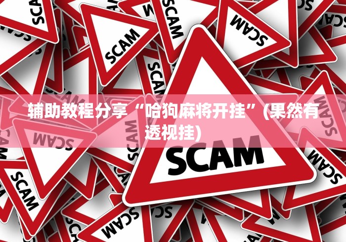 秒懂经验“哈灵麻将可以开挂吗?”开挂必胜方法