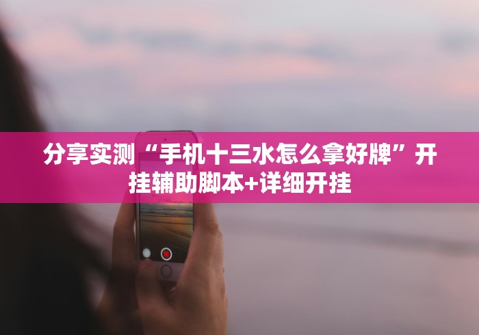 分享实测“手机十三水怎么拿好牌”开挂辅助脚本+详细开挂