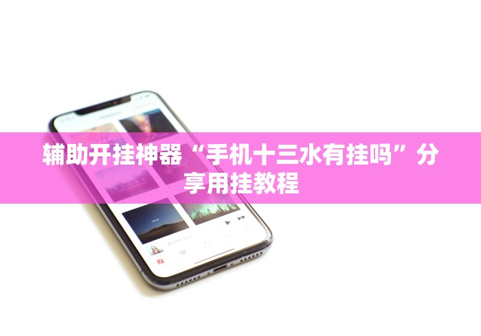 辅助开挂神器“手机十三水有挂吗”分享用挂教程