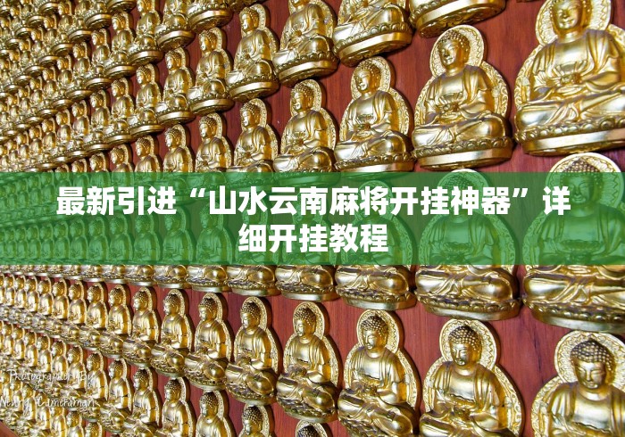 最新引进“山水云南麻将开挂神器”详细开挂教程