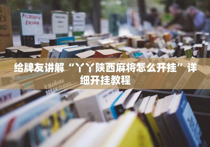 给牌友讲解“丫丫陕西麻将怎么开挂”详细开挂教程