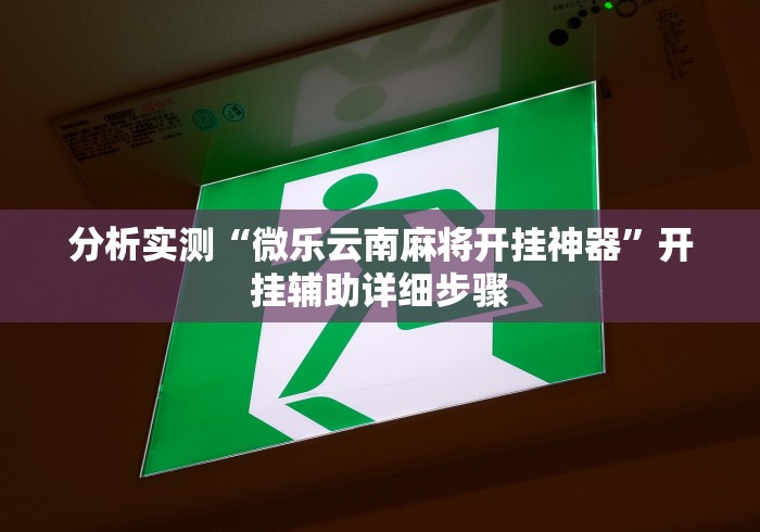 分析实测“微乐云南麻将开挂神器”开挂辅助详细步骤