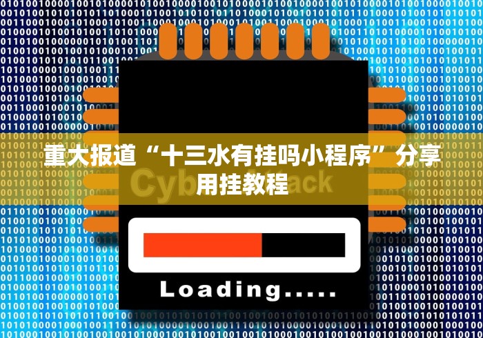 重大报道“十三水有挂吗小程序”分享用挂教程