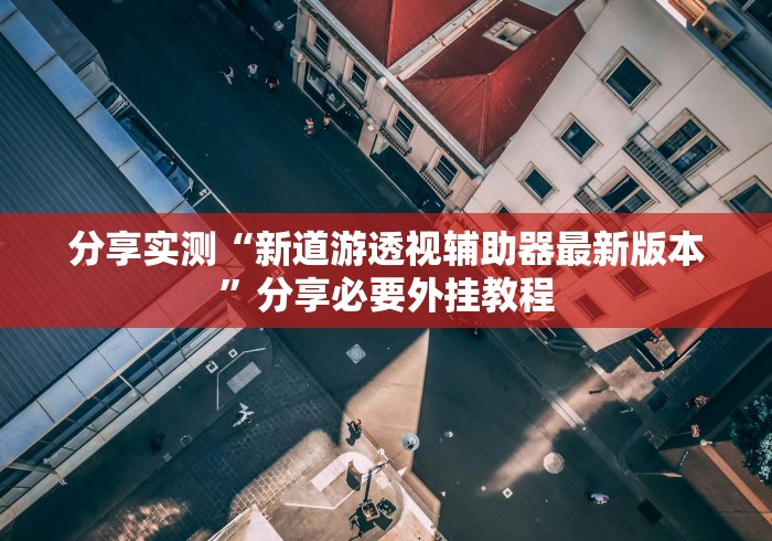 分享实测“新道游透视辅助器最新版本”分享必要外挂教程
