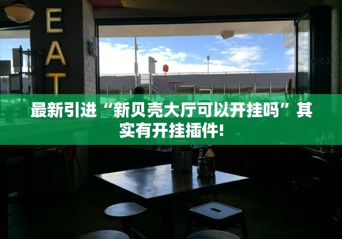 最新引进“新贝壳大厅可以开挂吗”其实有开挂插件!