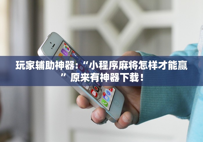 玩家辅助神器:“小程序麻将怎样才能赢”原来有神器下载！