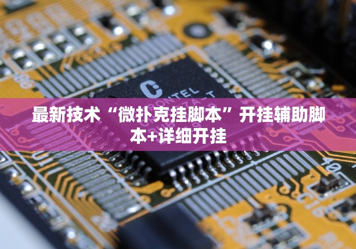最新技术“微扑克挂脚本”开挂辅助脚本+详细开挂