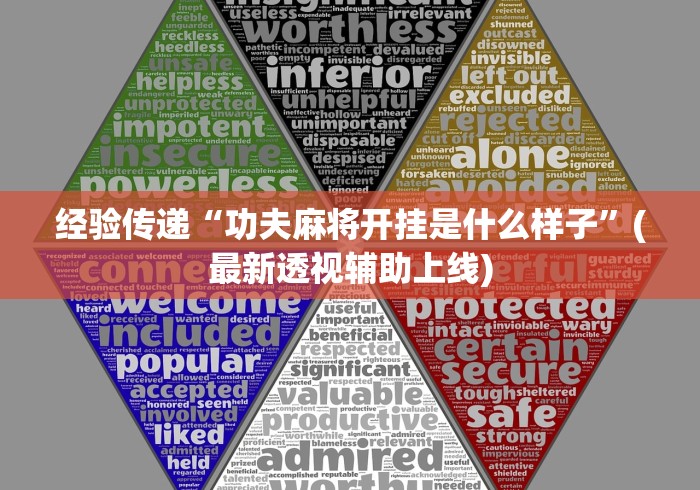 经验传递“功夫麻将开挂是什么样子”(最新透视辅助上线)