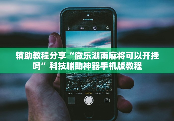辅助教程分享“微乐湖南麻将可以开挂吗”科技辅助神器手机版教程