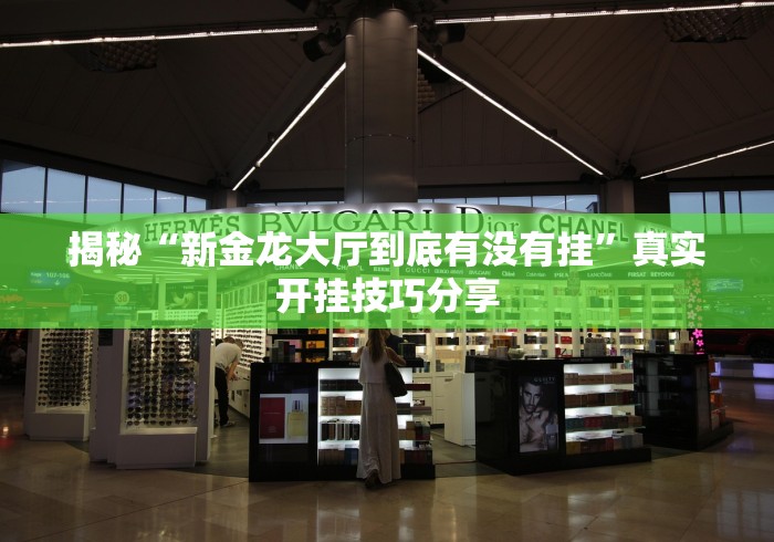 揭秘“新金龙大厅到底有没有挂”真实开挂技巧分享