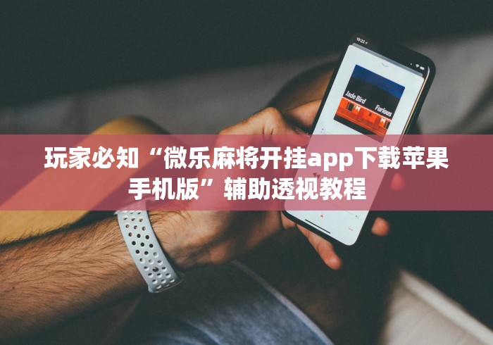 玩家必知“微乐麻将开挂app下载苹果手机版	”辅助透视教程