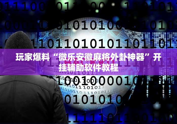 玩家爆料“微乐安徽麻将外卦神器”开挂辅助软件教程