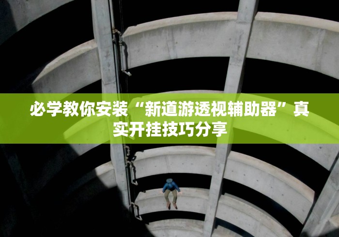 必学教你安装“新道游透视辅助器	”真实开挂技巧分享