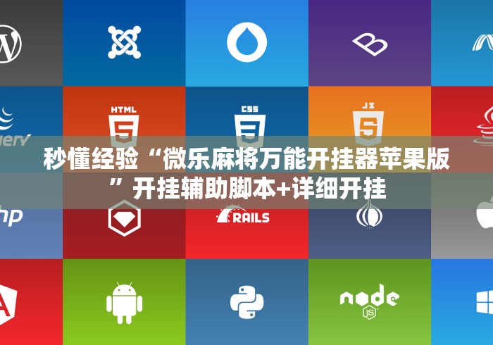 秒懂经验“微乐麻将万能开挂器苹果版”开挂辅助脚本+详细开挂