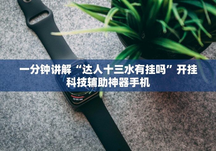 一分钟讲解“达人十三水有挂吗”开挂科技辅助神器手机