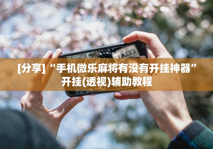 [分享]“手机微乐麻将有没有开挂神器	”开挂(透视)辅助教程
