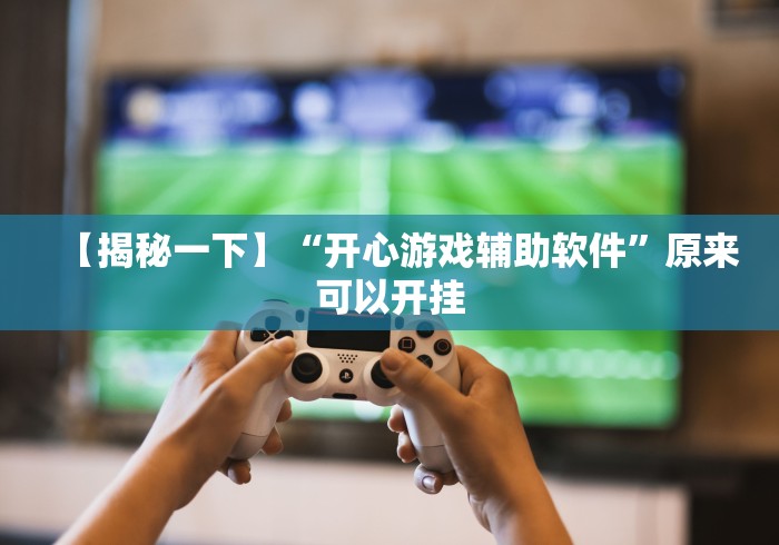 【揭秘一下】“开心游戏辅助软件”原来可以开挂