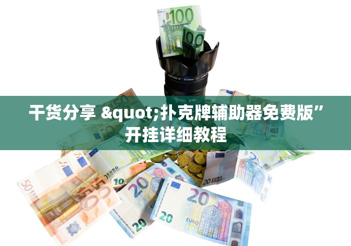 干货分享 "扑克牌辅助器免费版”开挂详细教程