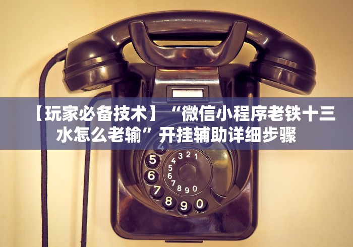 【玩家必备技术】“微信小程序老铁十三水怎么老输”开挂辅助详细步骤