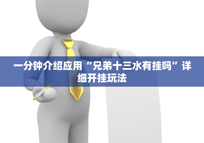 一分钟介绍应用“兄弟十三水有挂吗”详细开挂玩法
