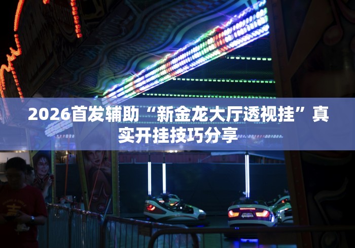2026首发辅助“新金龙大厅透视挂”真实开挂技巧分享