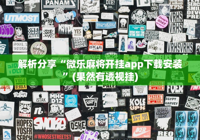 解析分享“微乐麻将开挂app下载安装”(果然有透视挂)