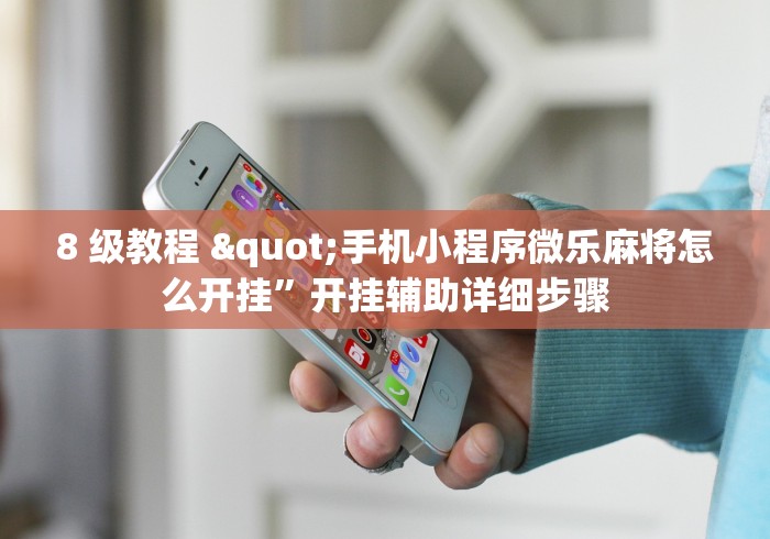 8 级教程 "手机小程序微乐麻将怎么开挂”开挂辅助详细步骤