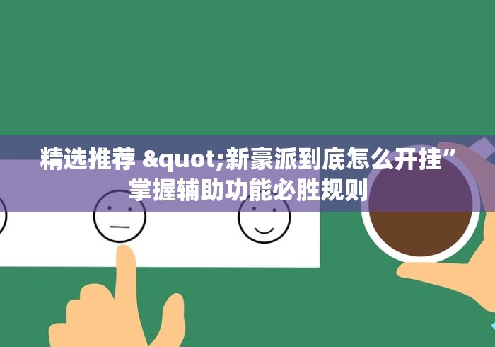 精选推荐 "新豪派到底怎么开挂”掌握辅助功能必胜规则